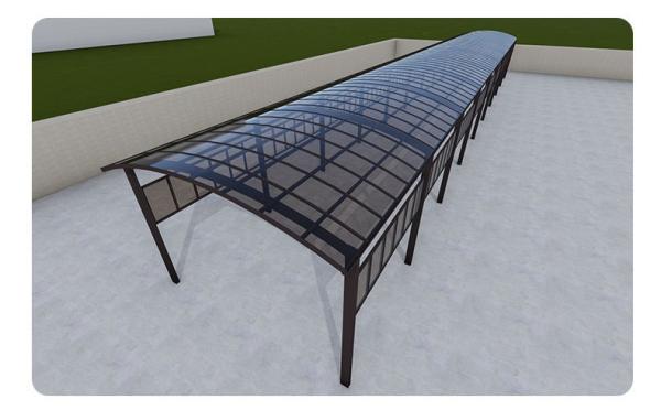 Temper T8 Sturdy Garages Canopies Powder Coated Aluminum Rv Carport