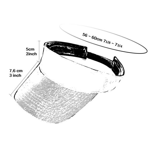 Пустая крышка забрала Солнца краткости гольфа стороны защиты для женщин