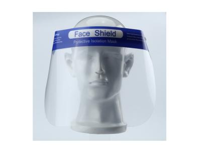 Splash Resistant Medical Face Shield Visor 32X22cm Size High Transmittance