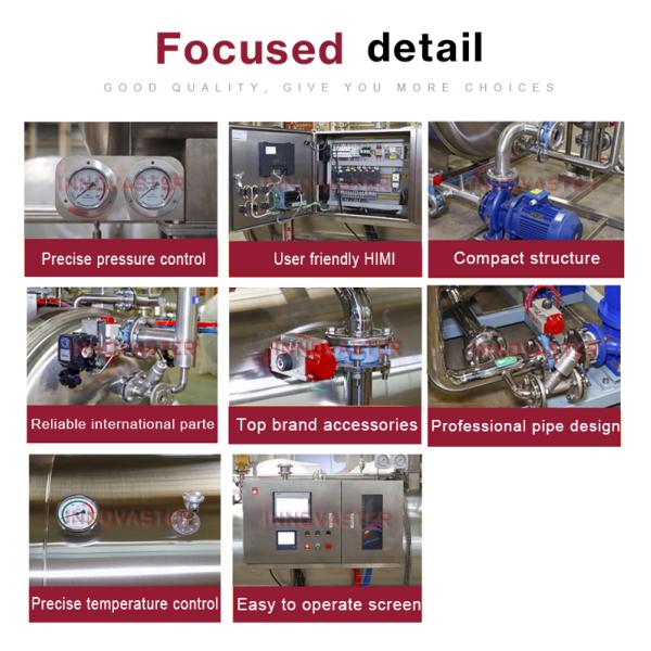 High Pressure Food Processing Sterilization Retort Machine with Versatile Design