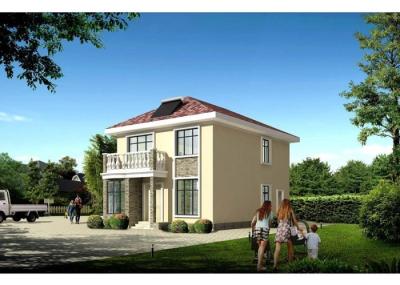 A casa pré-fabricou, a casa de aço da casa pré-fabricada de dois assoalhos com vida longa