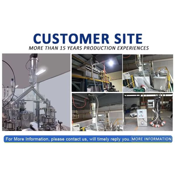1m3/H-6m3/H Pneumatic Vacuum Conveyor Sugar Powder Vacuum Conveyor