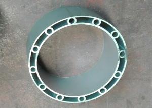 Mill Finish Round Hollow Aluminum Extrusion for Boats , 6061 / 6005 Aluminum Alloy