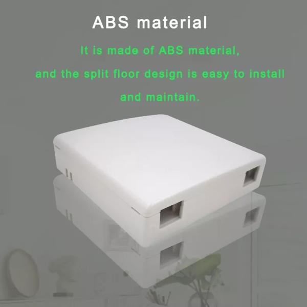 Wall Mount FTTH Products Optical Fiber Tools Fiber Optic Faceplate