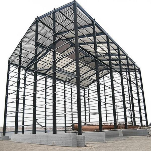 Fabricación de estructuras de acero prefabricadas, diseño industrial, almacén, comercial