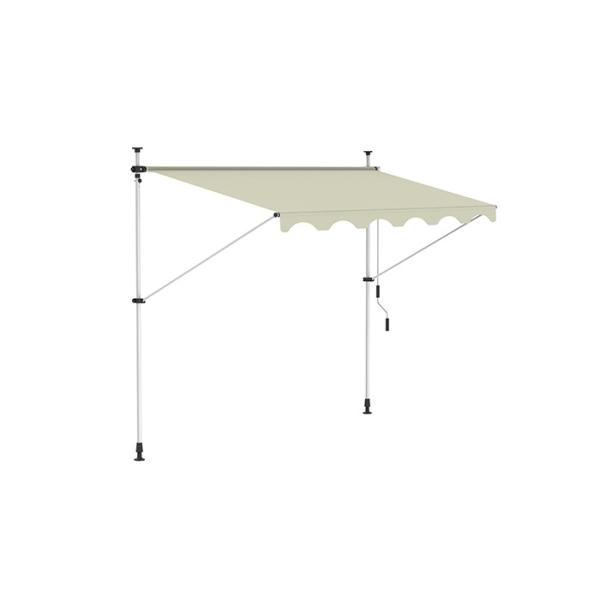 180G Polyester Waterproof Patio Sun Shade Awning OEM ODM Supported