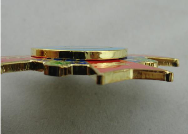 Brass / Copper / Iron Souvenir Badges with synthetic Enamel, Die Cast, Die Struck, Stamped