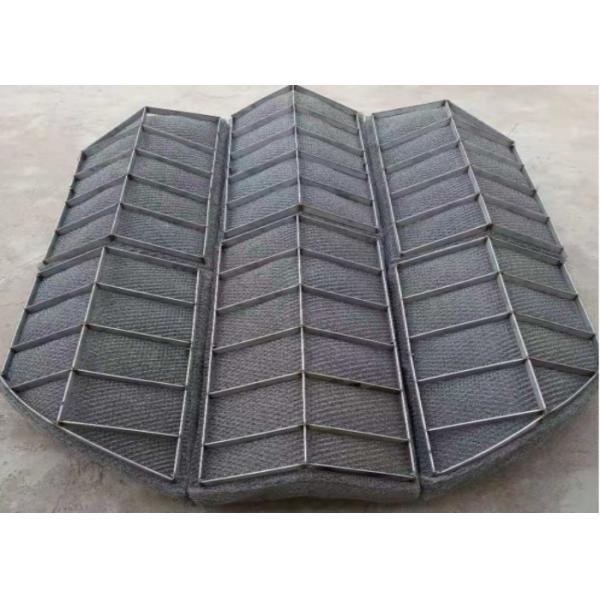 Wave Type Stainless Steel Mesh Pad De Mist Pad 100mm-500mm Thickness
