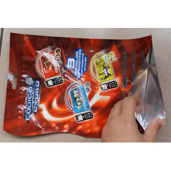 Customized Heat Seal Aluminium Foil Bag Spiderman Surprise Bag