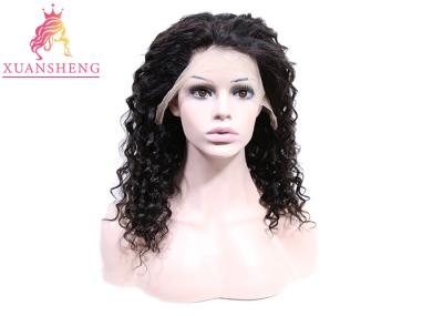 100% Human Lace Front Wigs Unprocessed Brazilian Italian Curly Natural Color