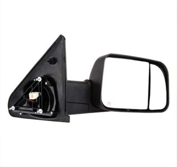 Weatherproof Black Side View Mirrors Car Exterior Mirror Plane Glass For Dodge Ram
