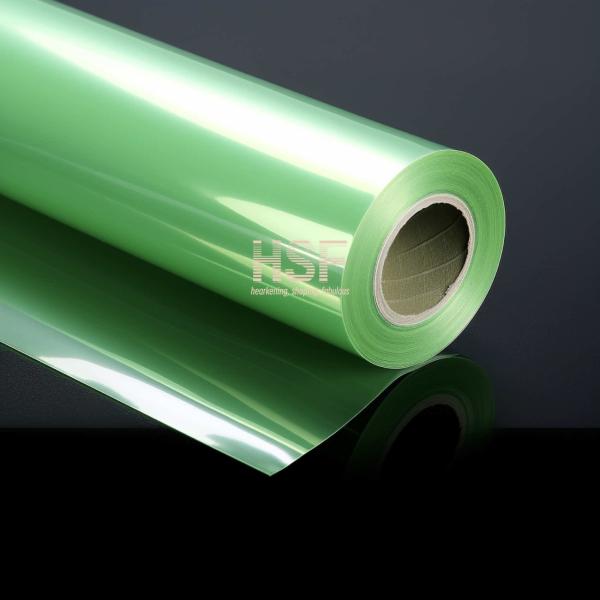 Films anti rayures en PET vert translucide pour l'impression et les arts graphiques