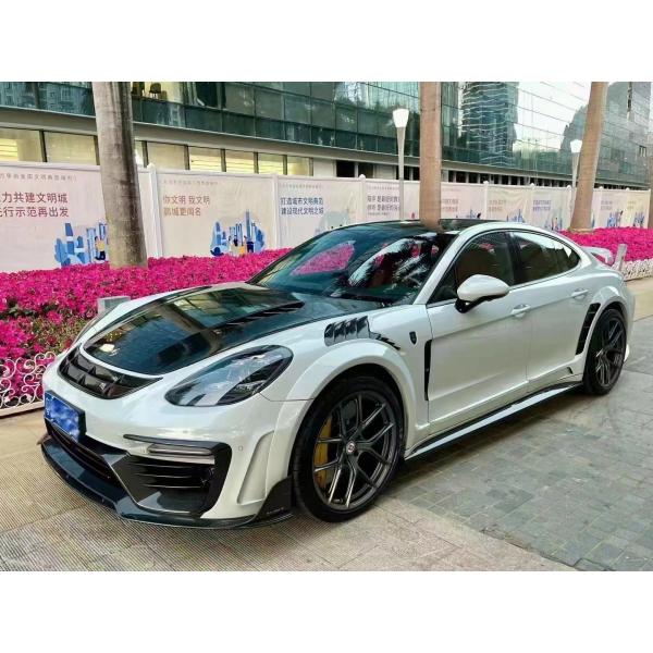 MSY Panamera 971 Body Kit Red Carbon Fiber Replace Front Bumper Spoiler Widebody Kit
