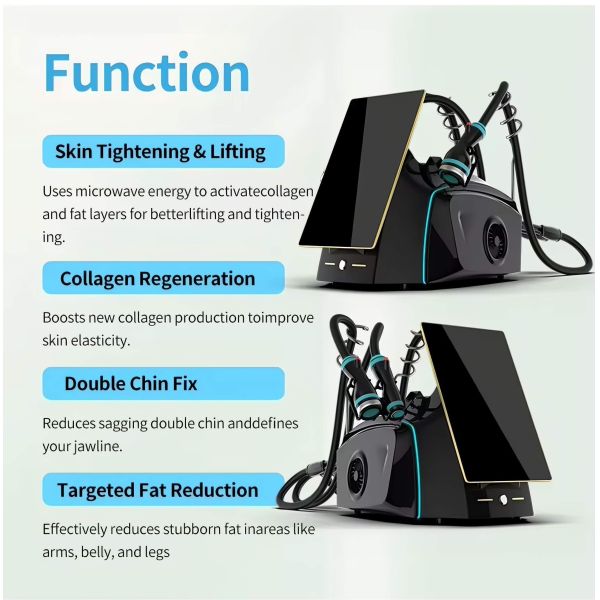 Microwave Fat Reduction Machine 2.45GHz 600W Skin Tightening Machine For Body Sculpting
