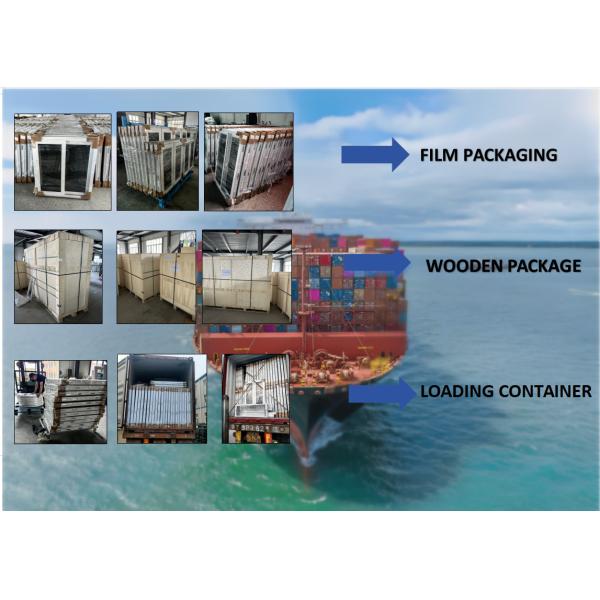 American Style Upvc Windows Customization Frame Color For Vinyl Single Sliding And Fixed Window