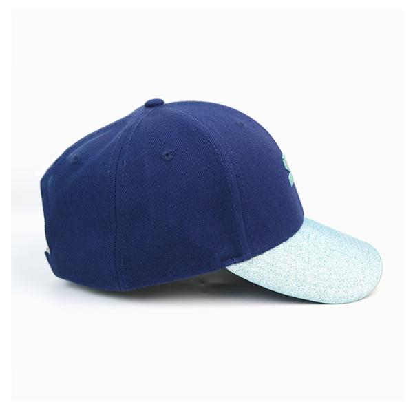 Бейсбольная кепка 6 женщин панели шляпа спорта Силк лоснистого яркого блеска вышивки письма д р женская