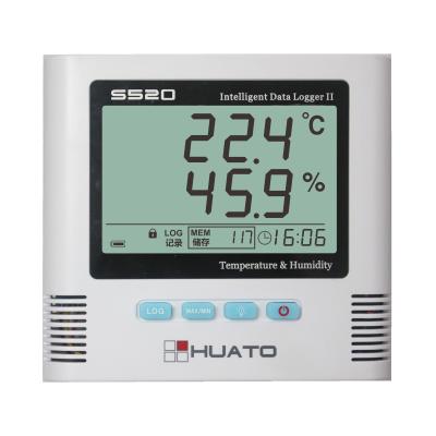 Registador de dados da umidade da temperatura do monitor de exposição do LCD do uso da incubadora grande com função do alarme