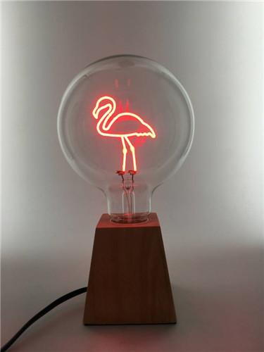 400lm Glass E27 G125 EMC Flamingo Decorative Filament Bulb Globe