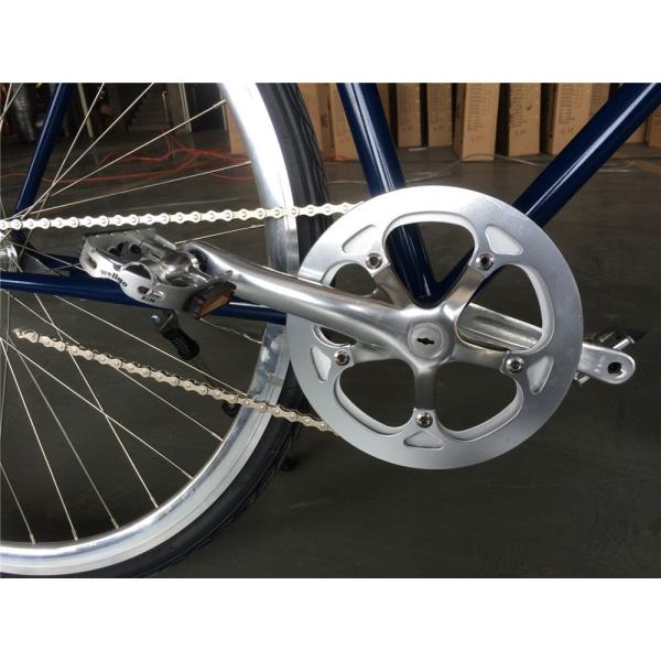 Lasco Adult Mens Single Speed Retro Bike Vintage 4130 City Bicycles Hybrid Chromoly Bikes 700*25C