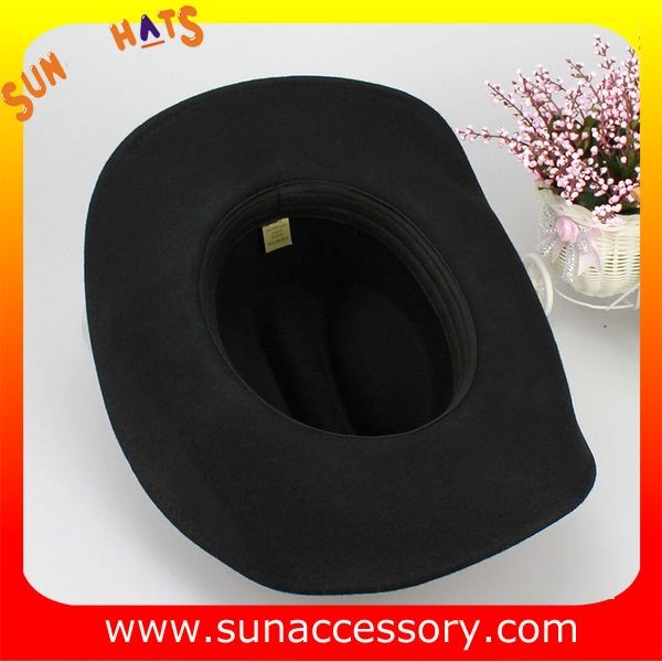 Fashion hot sale Western cowboy hats for mens,100% Australia wool felt hats for boys