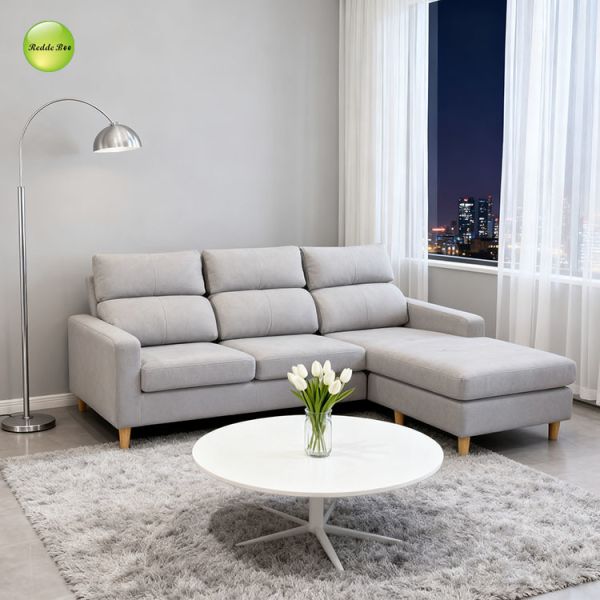 Modular L Shaped Sectional Sofa Plush Couch Waterproof For Small Spaces
