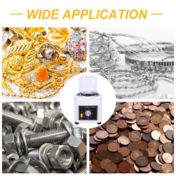 KT-90 Magnetic Tumbler Polishing Machine For Jewelry Gold Silver
