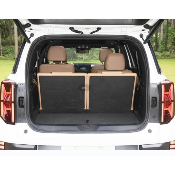 Conducción izquierda Trumpchi ES9 SUV híbrido de seis asientos con techo solar panorámico y chip de motor de automóvil inteligente 8155