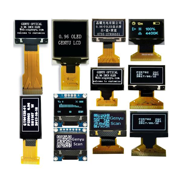 128X64 OLED Customized Fpc Spi i2c Micro Monochrome 0.91 0.96 Oled Display Small Lcd Screen Module Panel Mini 128X32 0.96