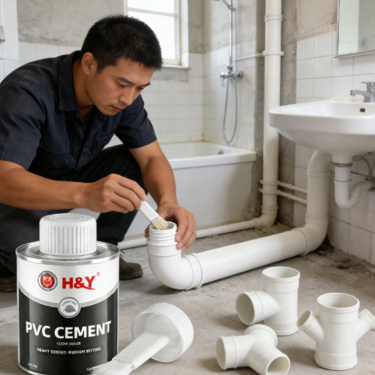 High Strength PVC Cement Solvent Adhesive for Hot Water and Rainwater Pipes Fast
