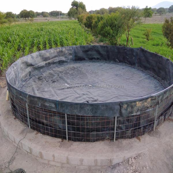 Black HDPE Geomembrane Liner for RPE Pond Liner Thickness 0.1mm-2.5mm in Custom Sizes