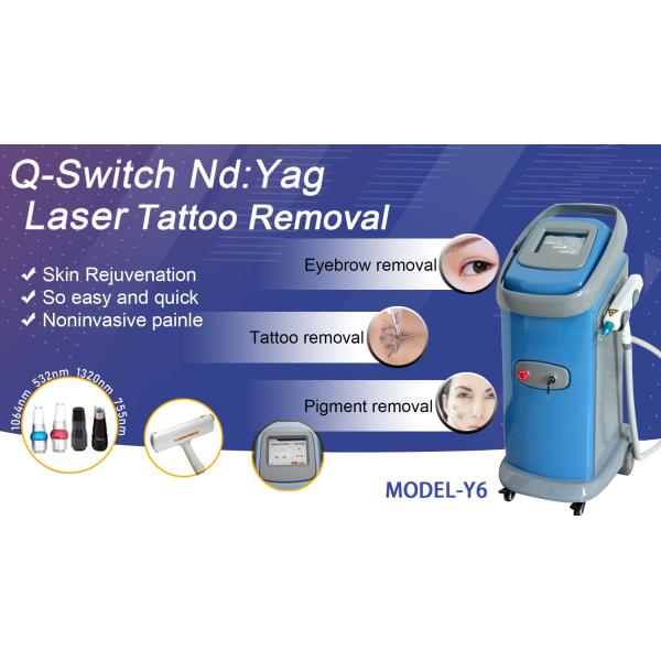 Двойные палочки ручная Q swtich Nd Yag 532nm Профессиональная лазерная машина для удаления татуировок