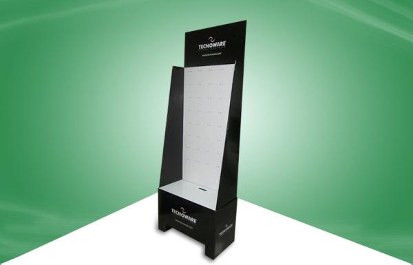 Black Cardboard Floor Display Stands