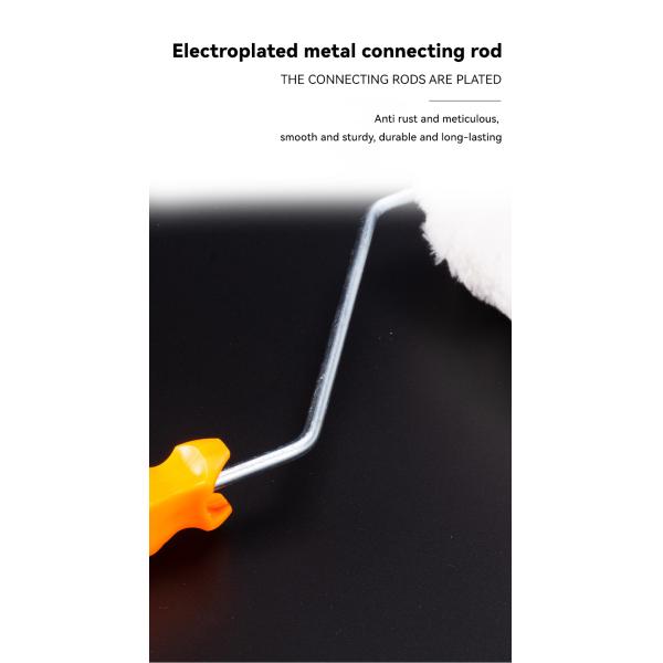 Поддержка на заказ ODM на заказ Цветочное украшение стен мягкая резиновая краска роликовая кисть