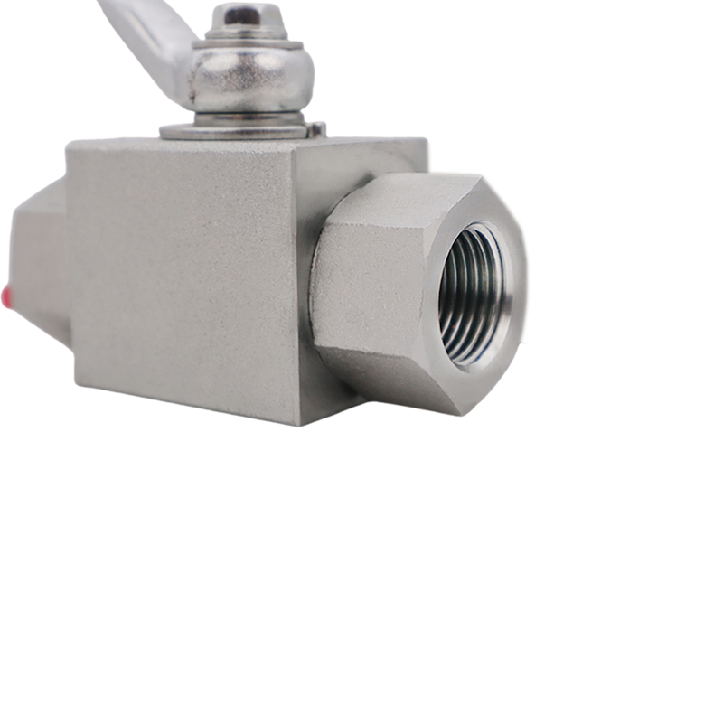 1 DN20 high-pressure manual water ball valve - F-NPT thread - stainless steel 316 - OEM - 32Mpa
