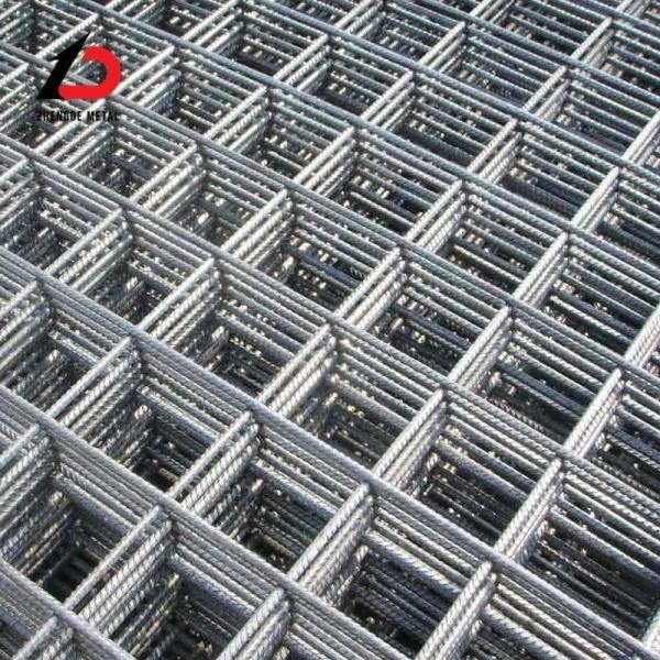 Steel Deformed Wire Mesh Electro Galvanizing Hot Dip PVC Coating Welded Rebar Mesh