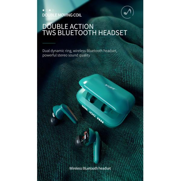 катушка двойника шлемофона TWS беспроводная стерео 3.7V 40mAh игры 20KHz Bluetooth