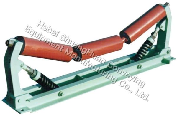 Belt Conveyor 35 Degree Impact Idler Rollers With Bearings Q235
