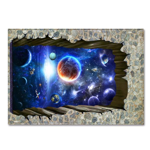 Living room large carpet, bedroom floor mat, scenic, artistic, cute, non slip decorative, and cold insulation mat