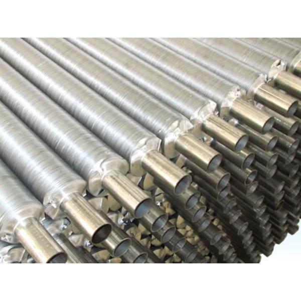 Aluminum Finned Tubes DELLOK Нержавеющая сталь L Рыбчатая трубка для кондиционера / теплообменника