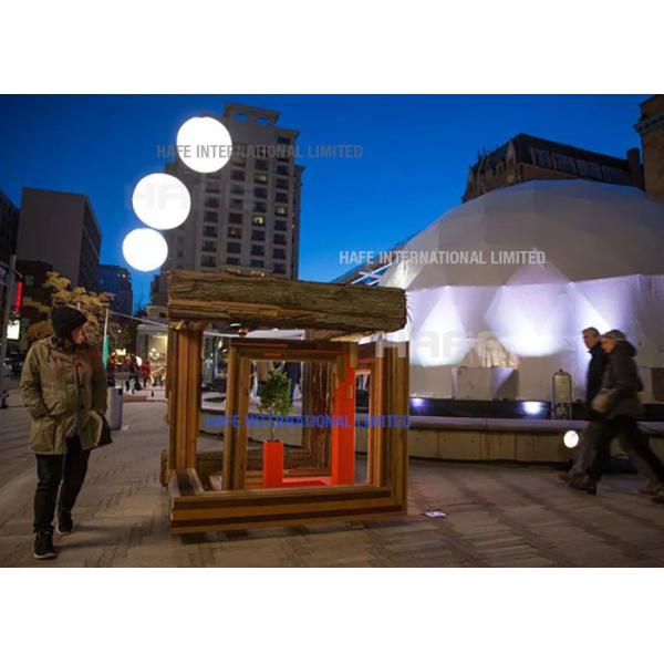 Гигант 5 гелий луны ХА500 м привел события светов 16000В воздушного шара высоко яркие большие на открытом воздухе