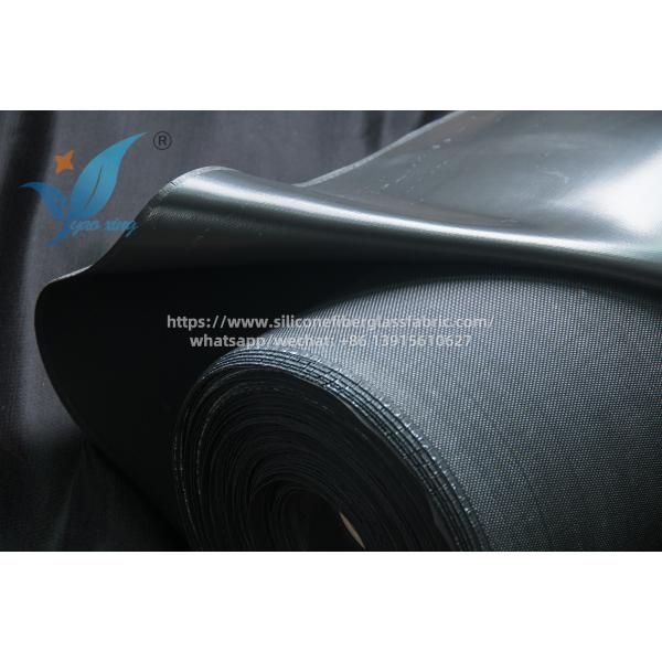 Tejido de fibra de vidrio recubierto de silicona de 1,5 mm resistente al calor, tejido satinado