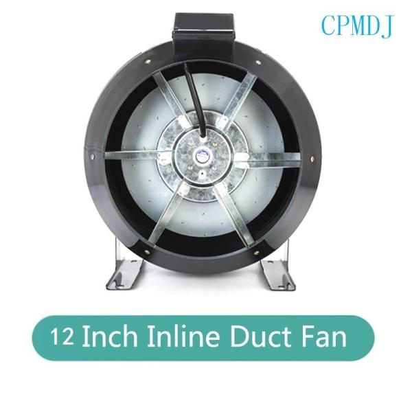 295w 12 Hydroponics Fan Stainless Steel Mixed Flow Ducted Fan Motor