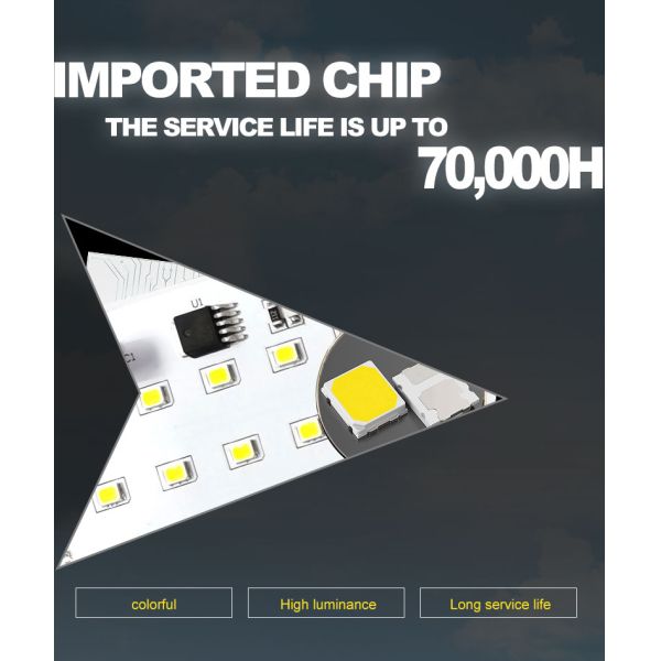 Luz de torre LED de baliza para máquina herramienta CNC, tres colores, PMMA, 70000 horas de vida útil