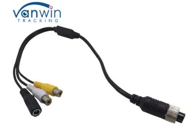Cabos impermeáveis da C.C. e do BNC do avoirdupois da extensão do conector fêmea da aviação dos acessórios de DVR