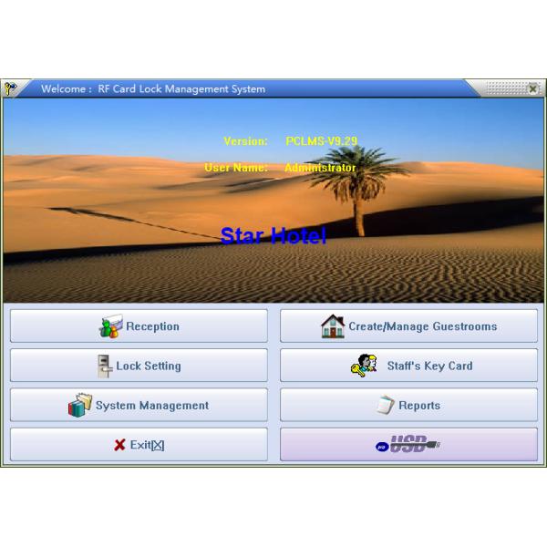 Замок карты замков 4xAA Rfid гостиницы нержавеющей стали 285mm электронный