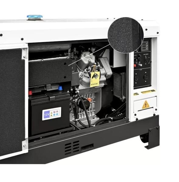Générateur diesel silencieux à double cylindre de 5 kW à 18 kW, refroidi à l'air 230V