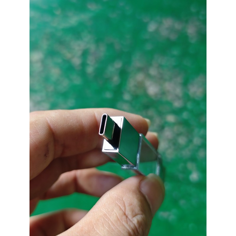 Crystal Usb 3.0 USB A With Type C Both Port Reading Very Fast Crystal Part Can Engraving Logo Metal Part Can Laser Logo Inside Have Two Flash Chips