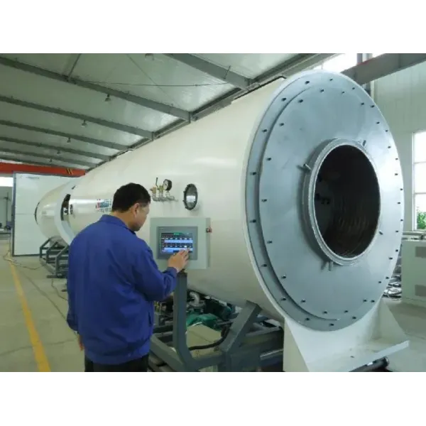Large Diameter HDPE Jacket Pipe Extrusion Machine with Dust-Free Planetary Cutting and Automatic Operation