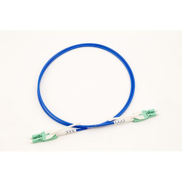 Insensitive MPO MTP Patch Cord Reversible LC Uniboot Connector OM4 50/125um