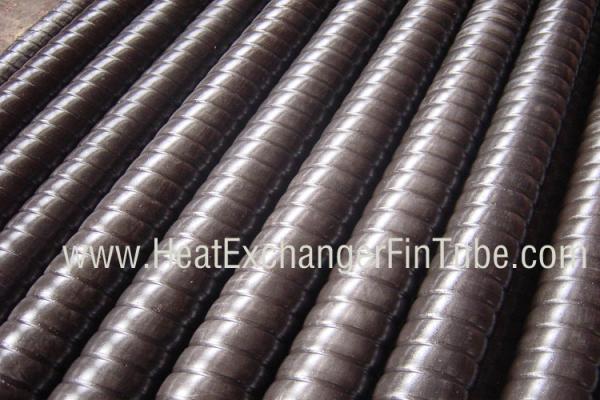 O aço carbono de SMLS corrugou tubo de aleta A106/A179/A192/A210 do permutador de calor do entalhe o baixo